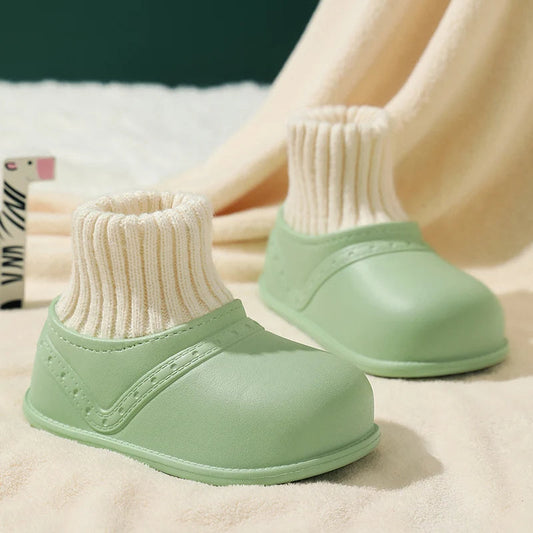 Baby First-Walking Non-Slip Slip-on Cotton Shoes