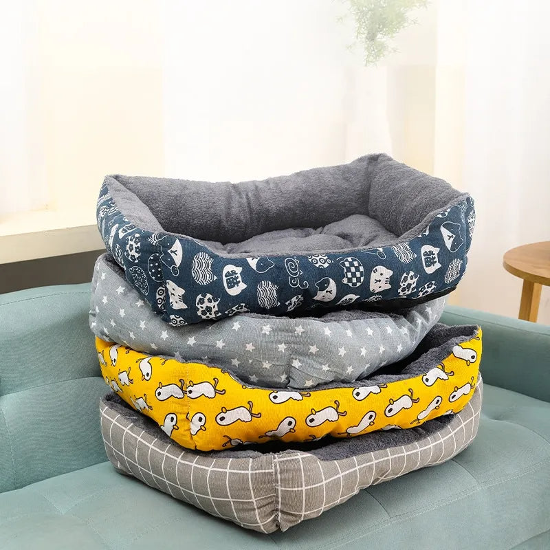 Washable Comfortable Dogs Ultra Soft Winter Warm Pet Bed