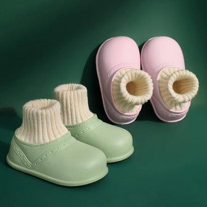 Baby First-Walking Non-Slip Slip-on Cotton Shoes