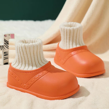 Baby First-Walking Non-Slip Slip-on Cotton Shoes