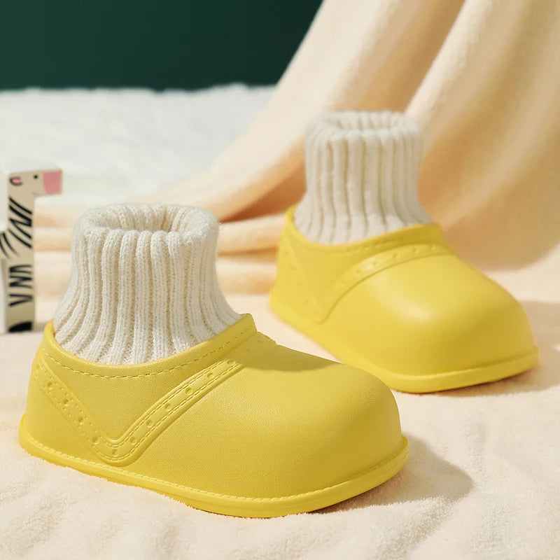 Baby First-Walking Non-Slip Slip-on Cotton Shoes