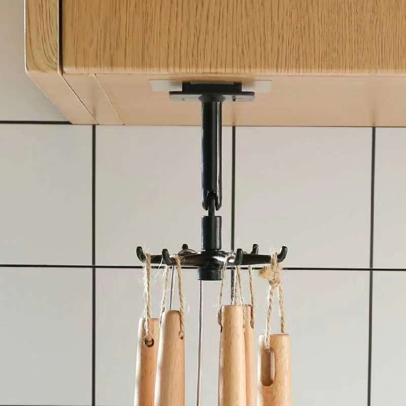 Foldable Rotating Hook Kitchen Free