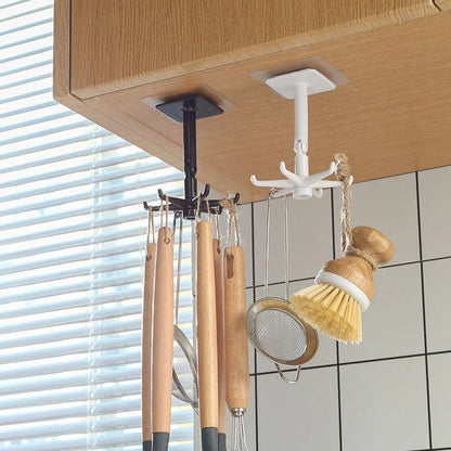 Foldable Rotating Hook Kitchen Free